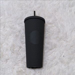 Black matte Starbucks tumbler
